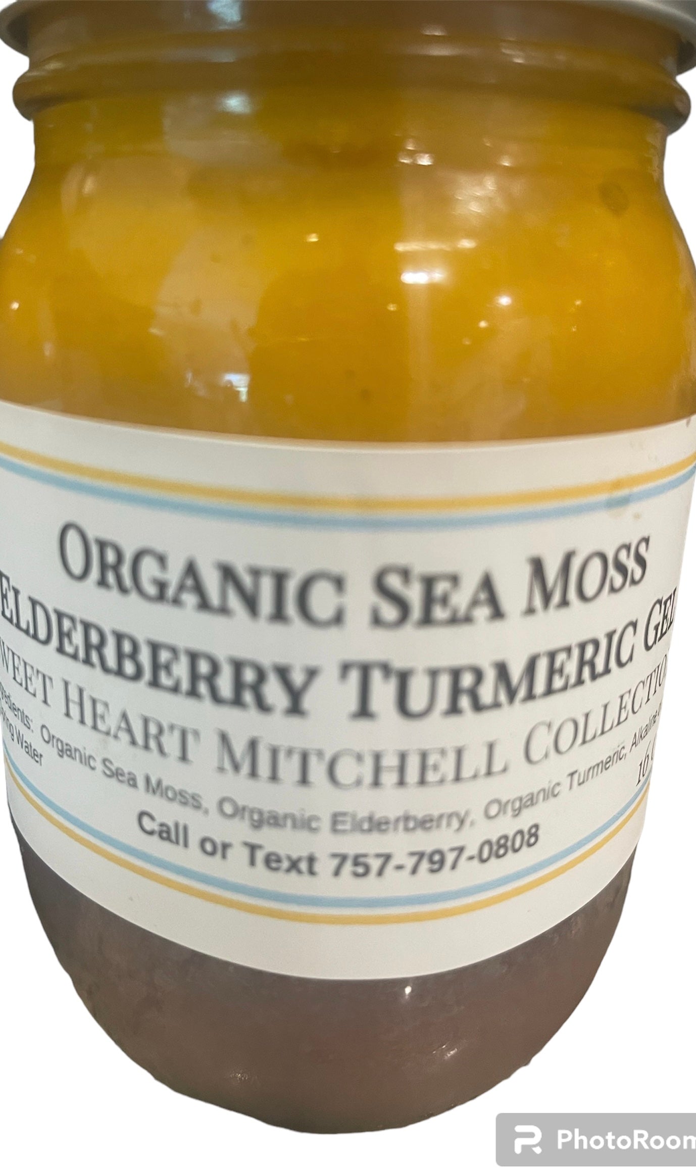 Organic Sea Moss Elderberry Turmeric Gel