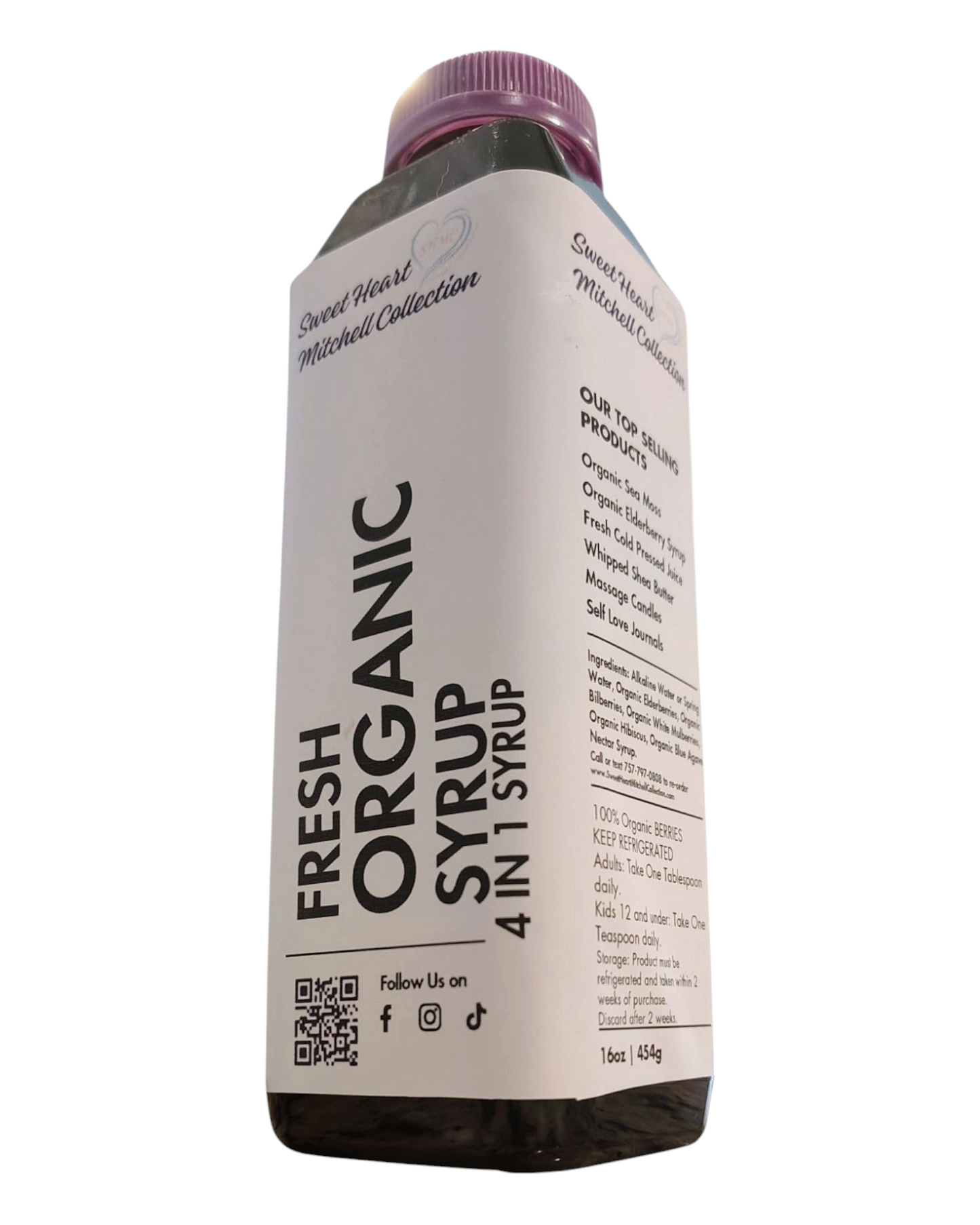 4 in 1 Organic Super Syrup 16 oz