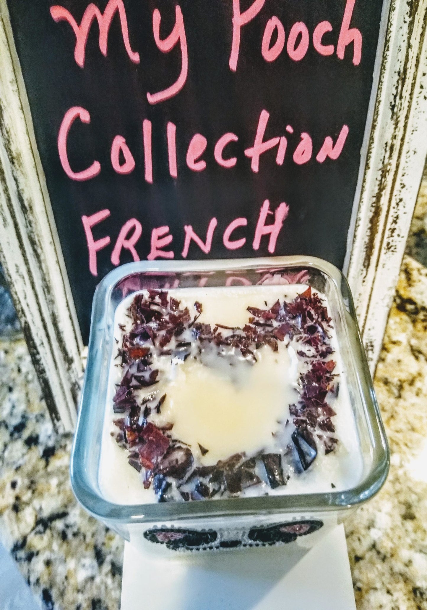 Customized I Love My Pooch Candles