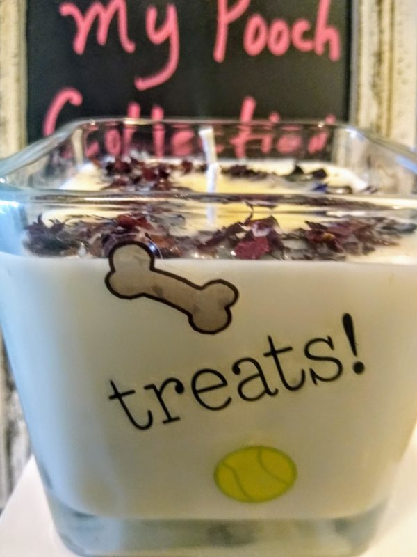Customized I Love My Pooch Candles