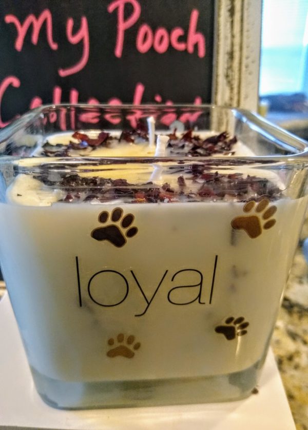 Customized I Love My Pooch Candles