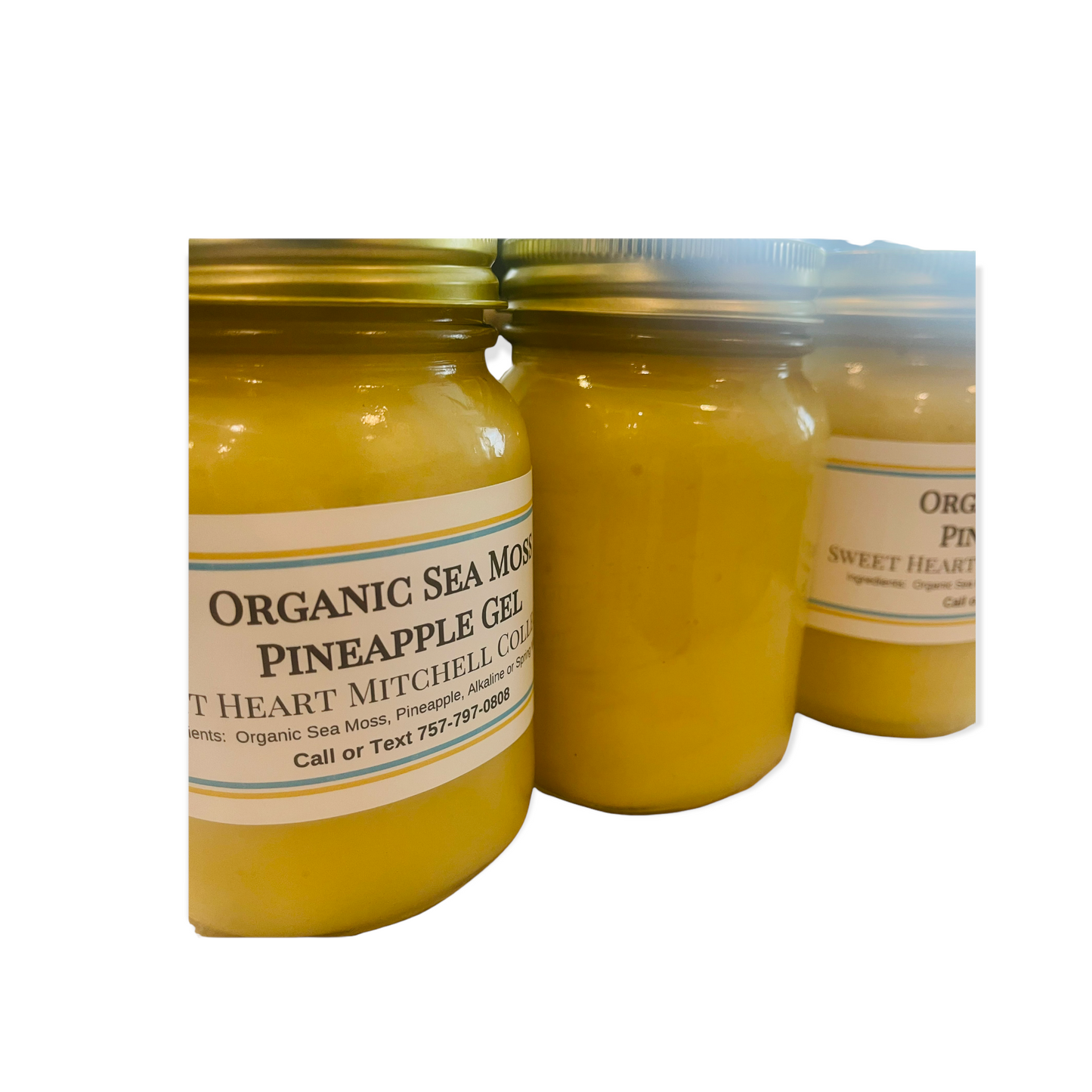 Organic Sea Moss Pineapple Gel