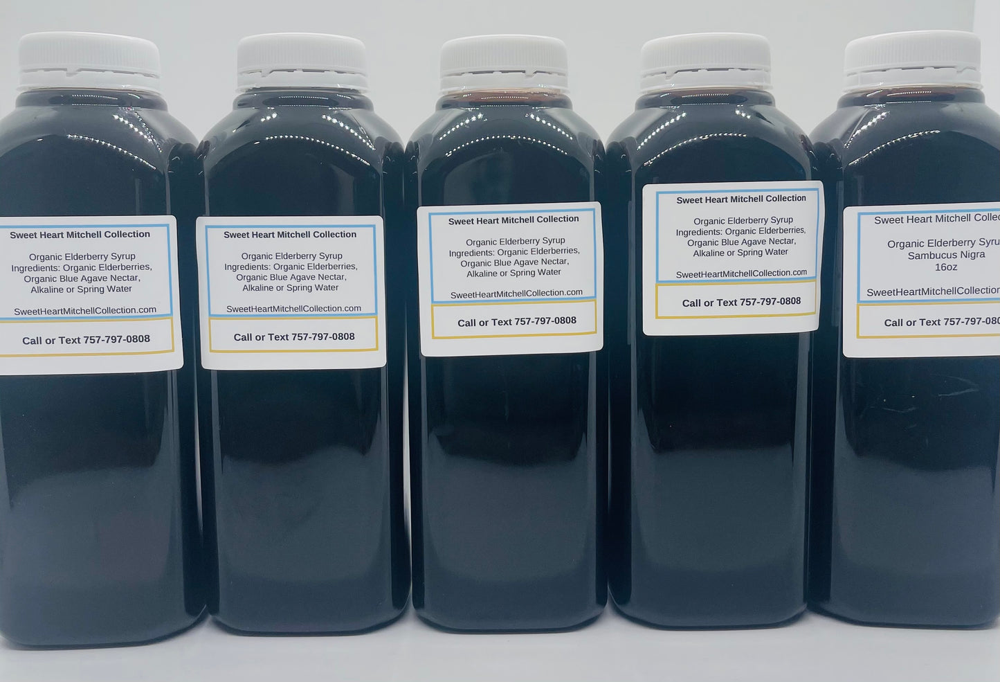 Organic Elderberry Syrup (Sambucus Nigra)