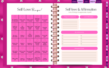 2024 Pretty in Pink Digital Planner Download for Your Tablet or Print It