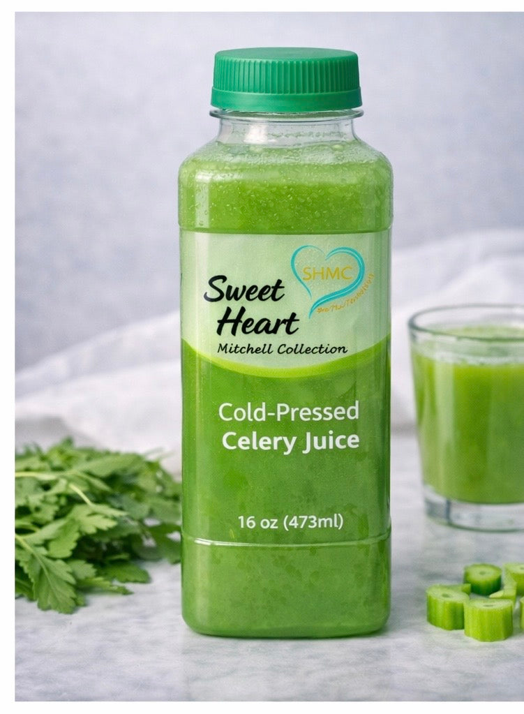 Fresh Cold Pressed Celery Juice with Journal (pick up only)
