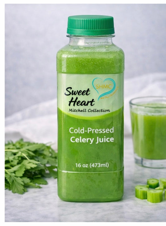 Fresh Cold Pressed Celery Juice with Journal (pick up only)