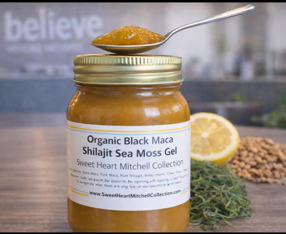 Organic Black Maca Shilajit Sea Moss Gel