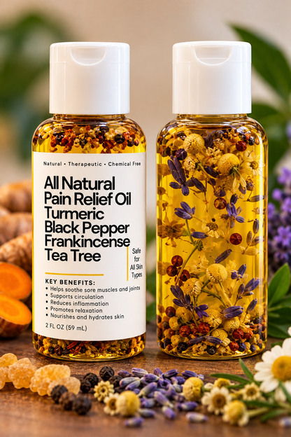 All-Natural Pain Relief Oil Blend
