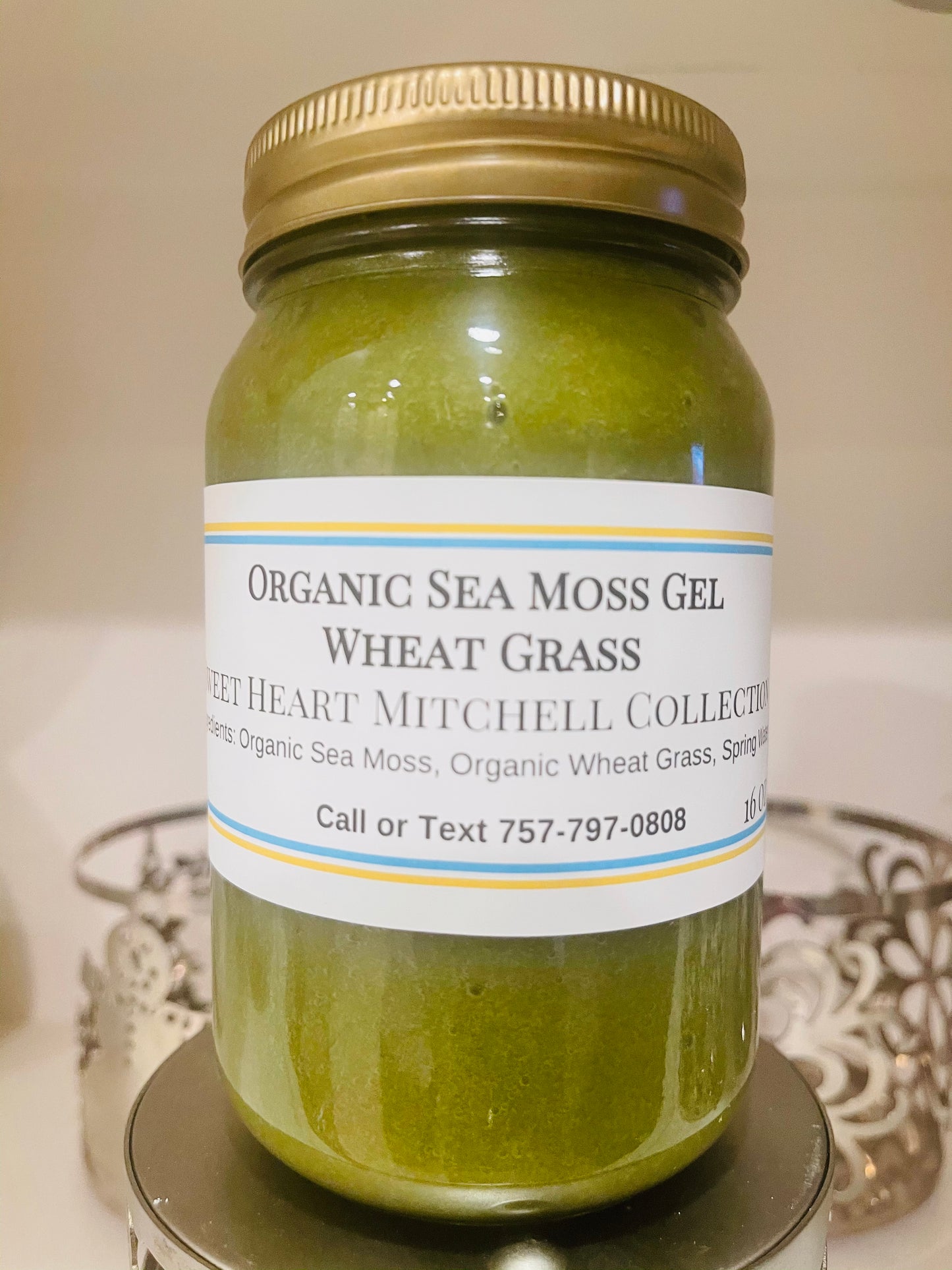 Organic Sea Moss Wheatgrass Gel