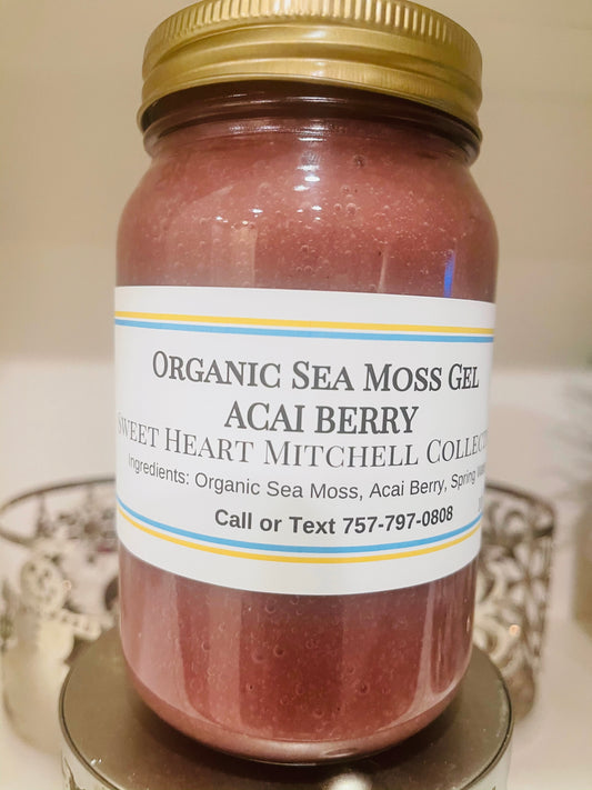 Organic Sea Moss Acai Berry Gel