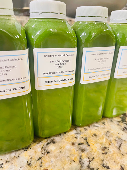 Fresh Cold Pressed Organic Celery Juice 16 oz Bottles (7 pack re-order only)