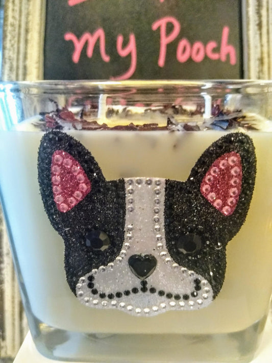 Customized I Love My Pooch Candles