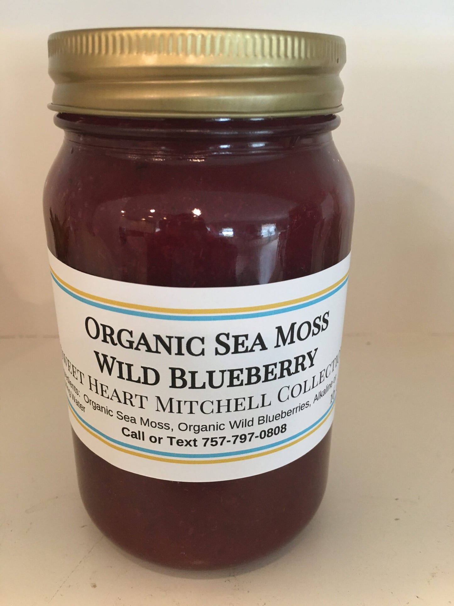 Organic Sea Moss Wild Blueberry Gel