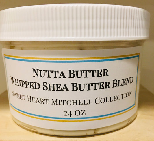 Nutter Butta Whipped Shea Butter (Non Scented) for Sensitive Skin