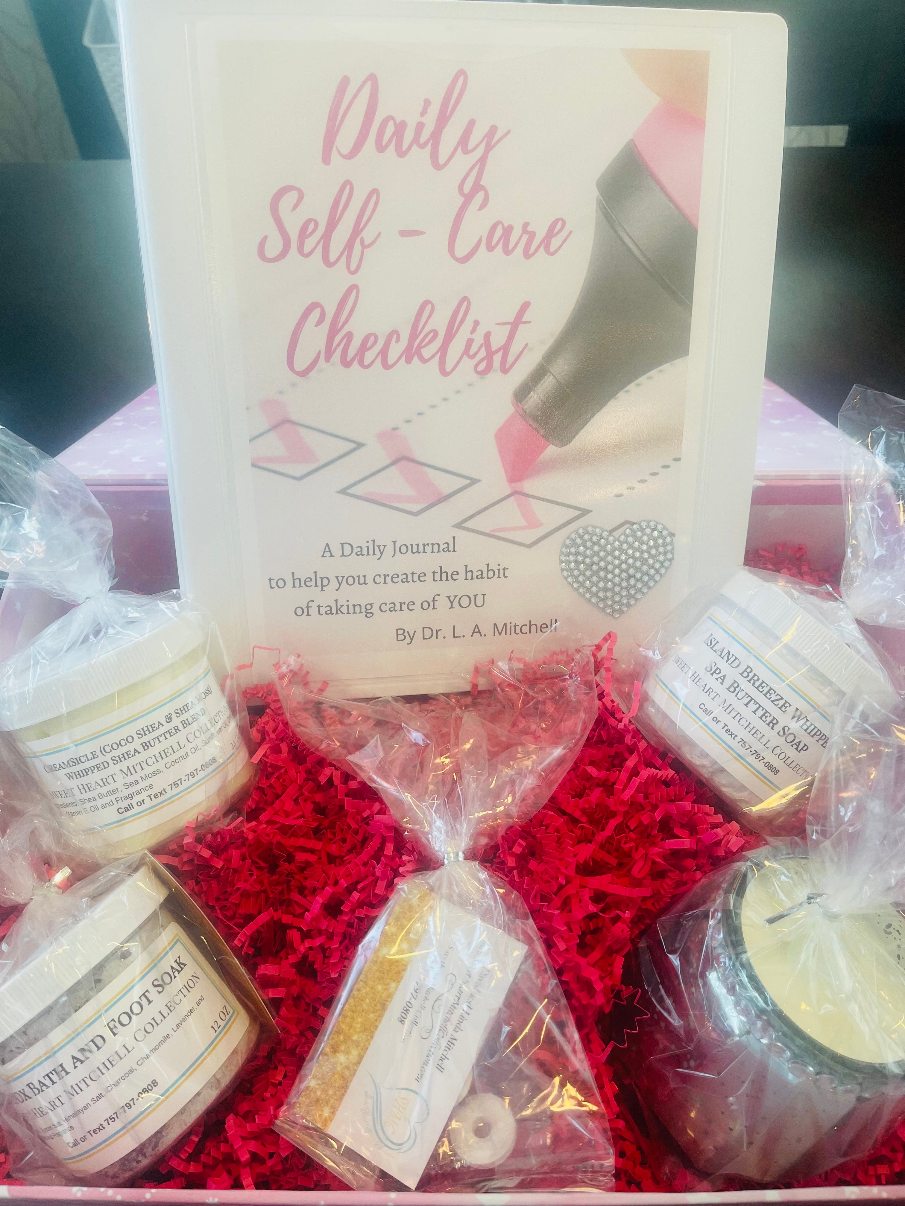 Self Care Kit with Journal and Gift Box - Sweet Heart Mitchell Collection